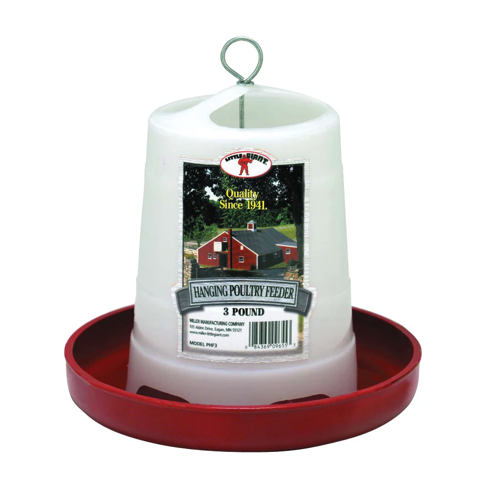 PHF3 Poultry Feeder, 3 lb Capacity, Plastic - Little Giant
