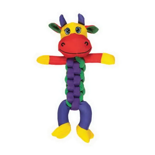 WB11657M-9 Dog Toy, Braided Twisterz Ballistic, Nylon, Assorted