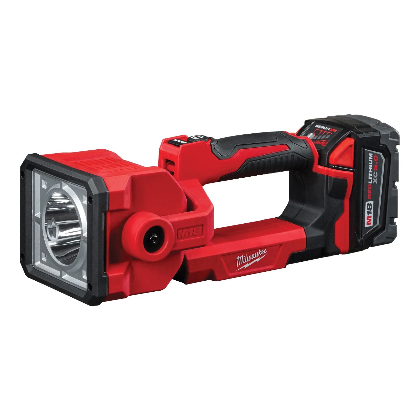 M18 1250 lm Red LED Rechargeable Search Light - Milwaukee