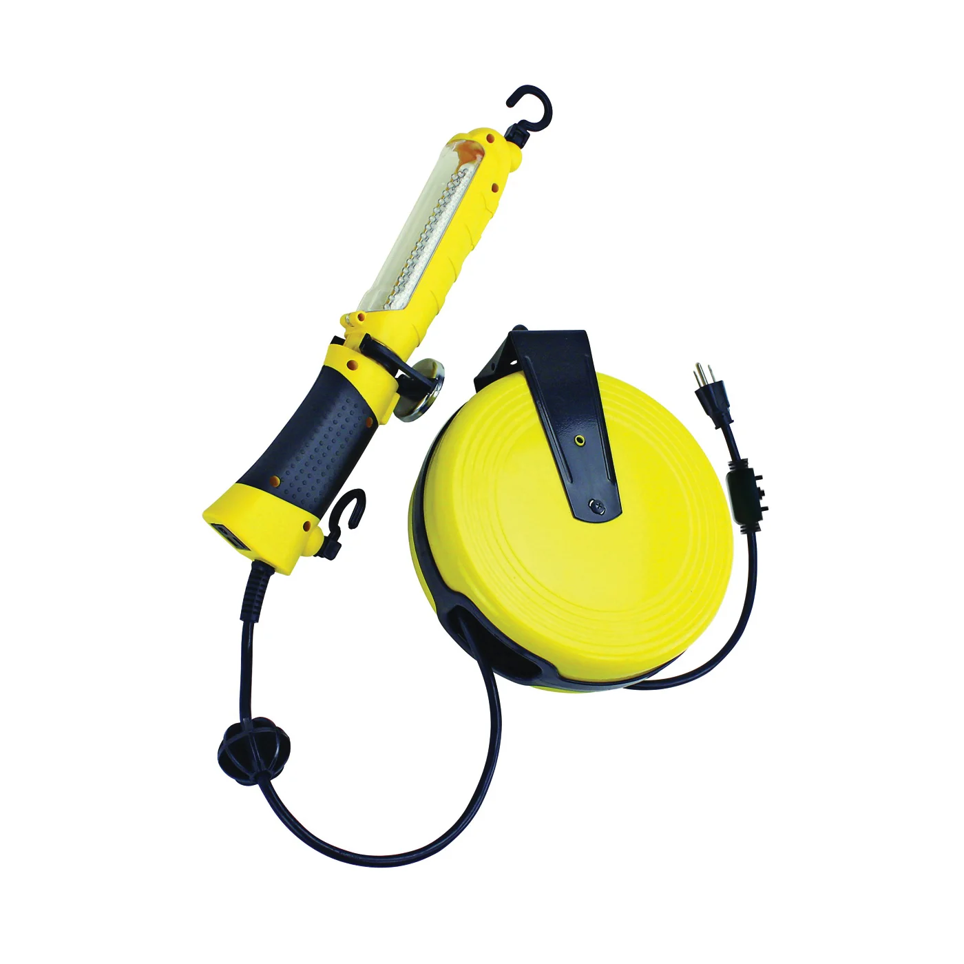 ORCRTLLED526 Work Light, LED Lamp, 120 Lumens, 30 ft L Cord, Yellow - PowerZone