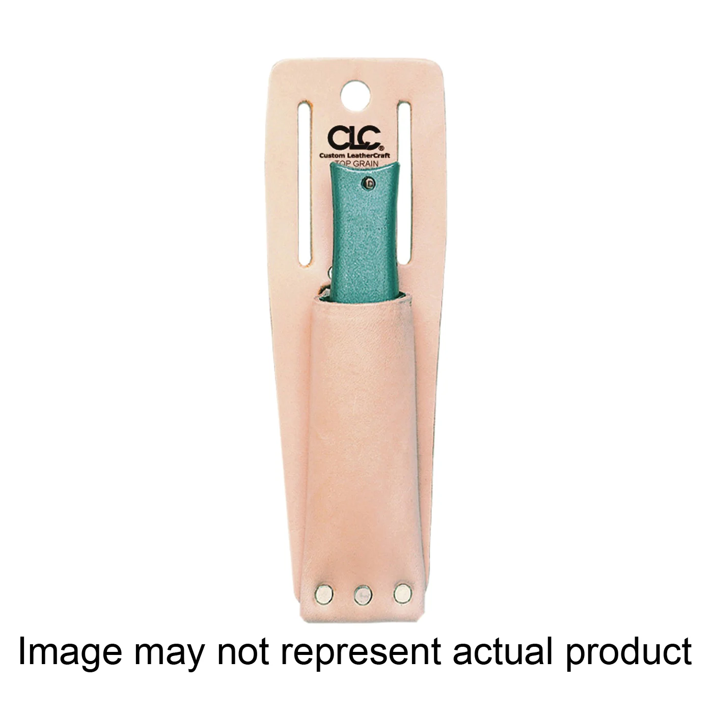 Tool Works Series 453 Utility Knife Sheath, Leather, Tan, 3-1/4 in W, 9-5/8 in H