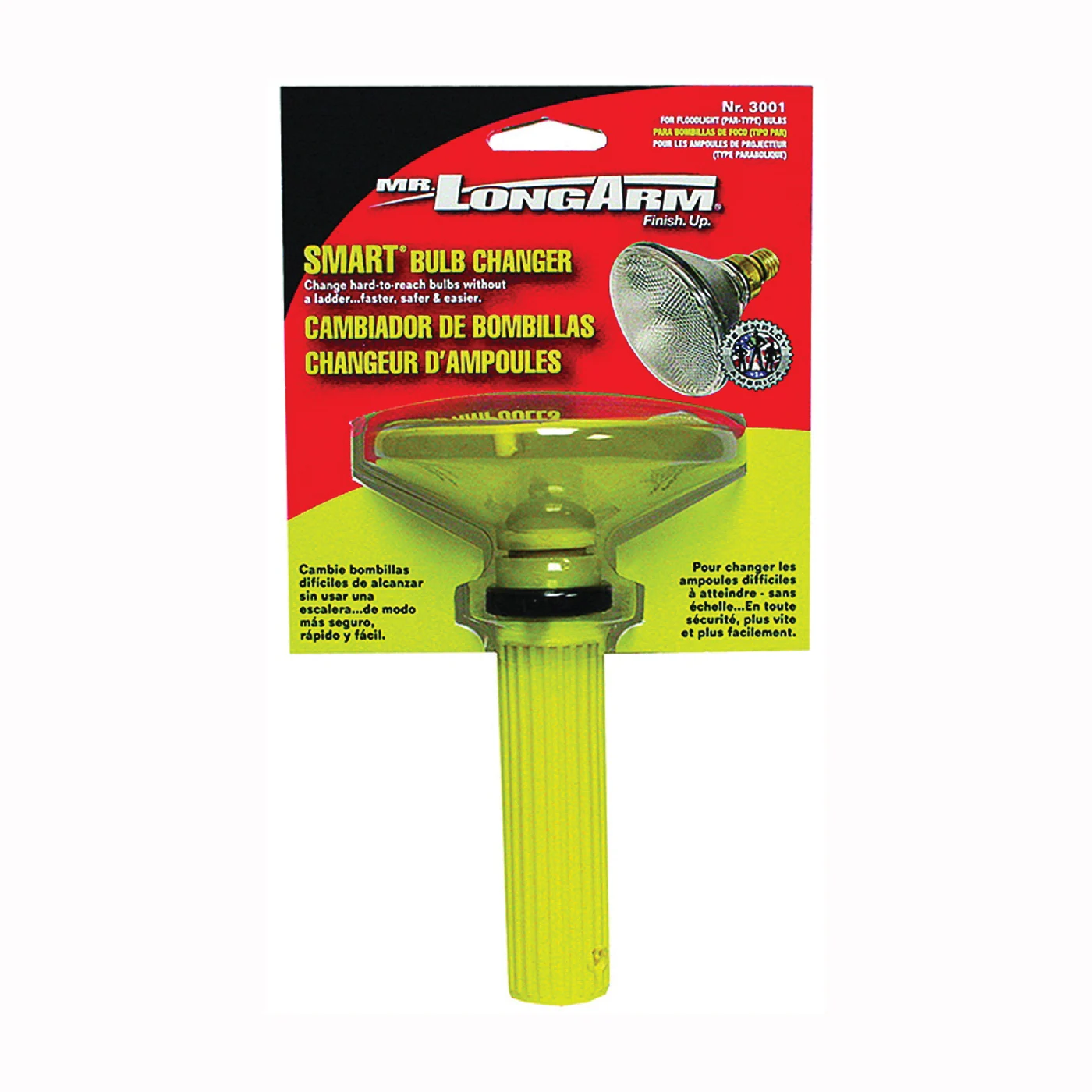 Smart 3001 Bulb Changer, Flood Light, Incandescent Lamp - Mr. LongArm