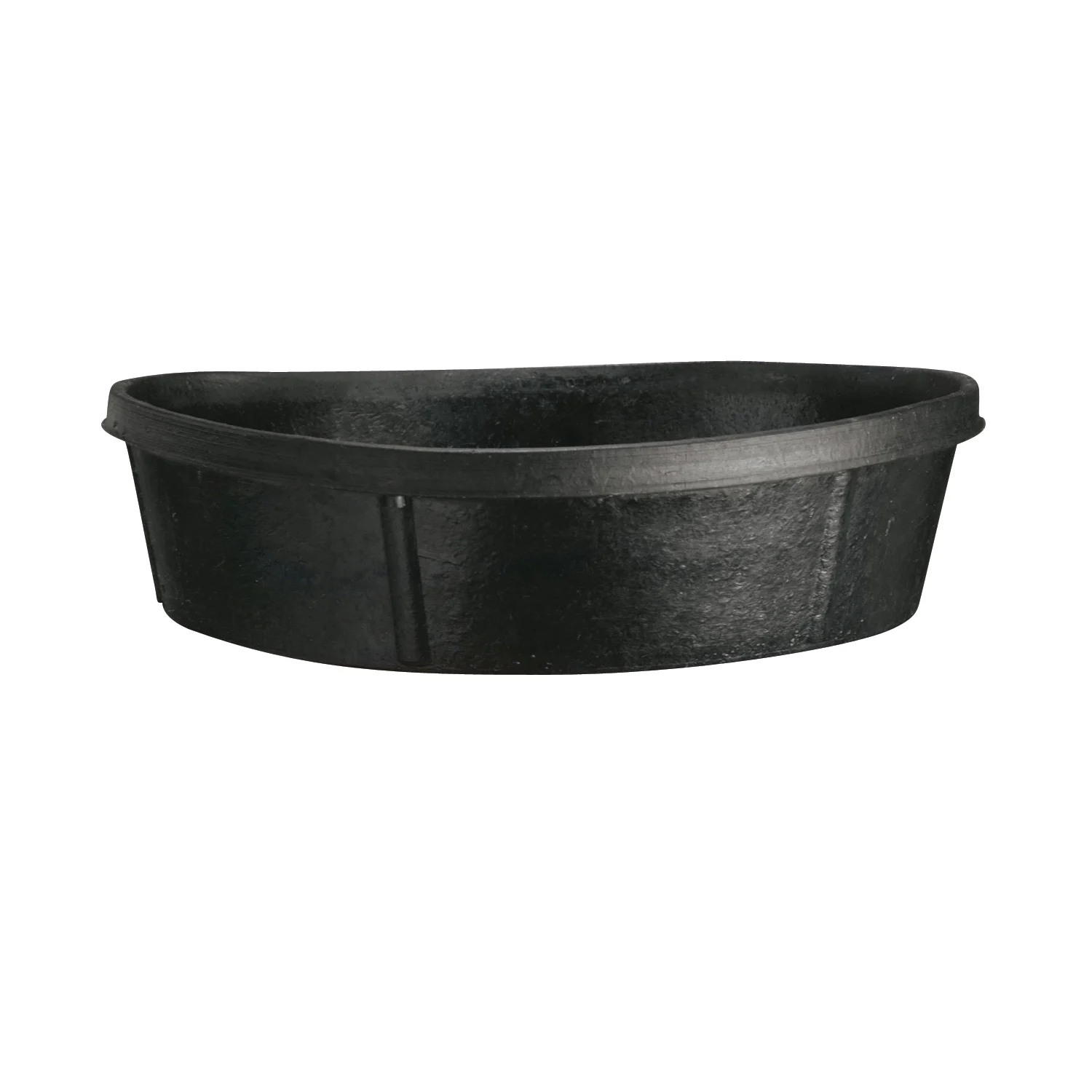 CR350 Feeder Pan, 3 gal Volume, Rubber, Black - Fortex-Fortiflex