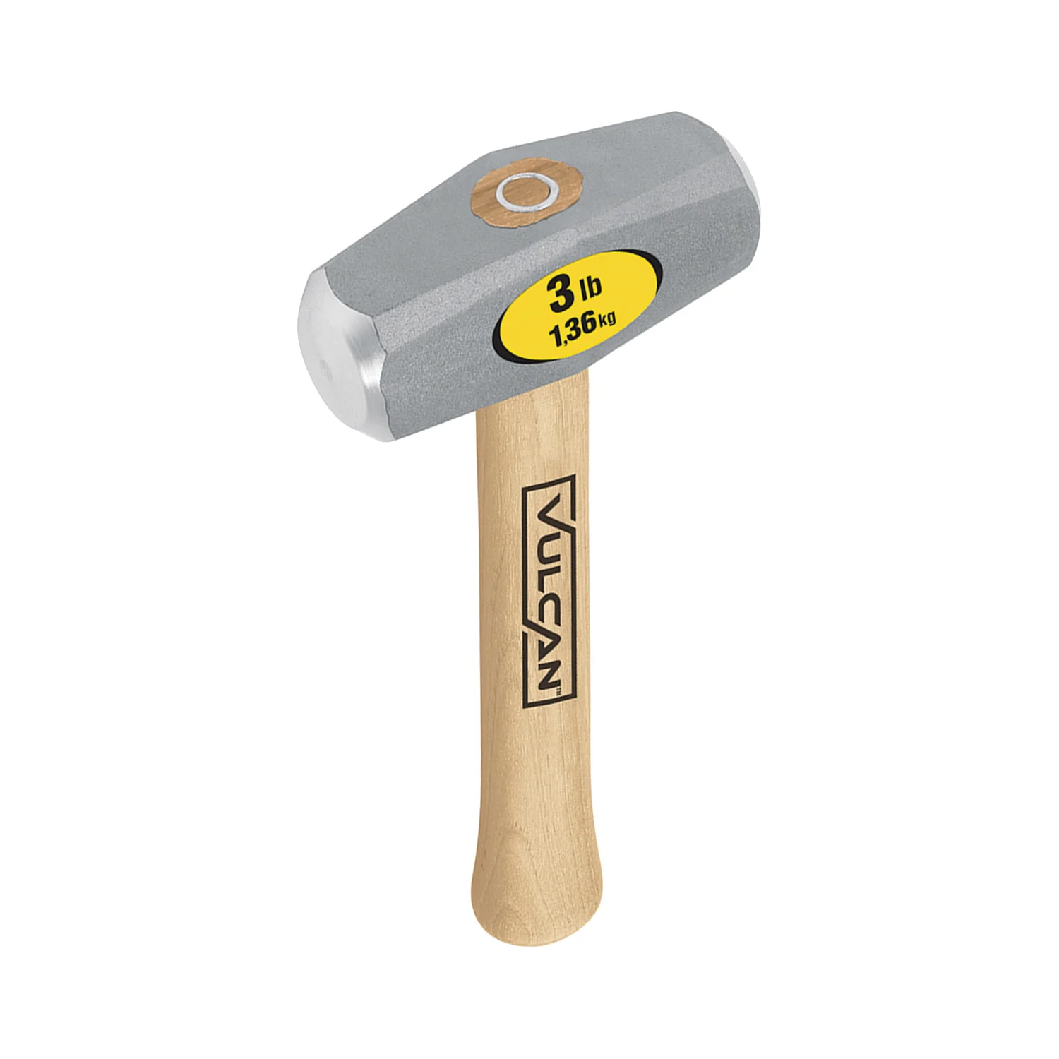 34520 Hammer, 3 lb Head, Drilling, Double-Striking Head, Steel Head