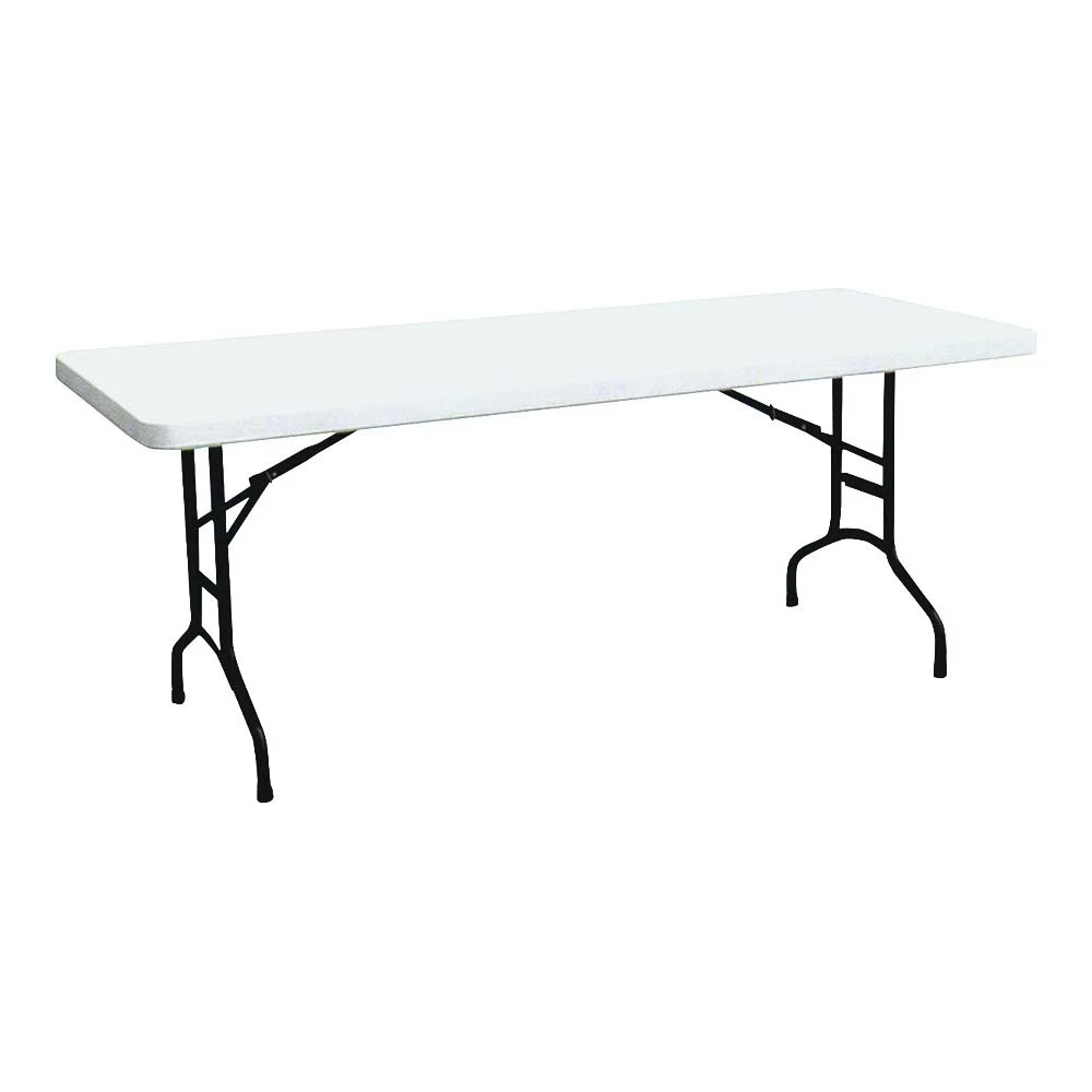 TBL-040 Banquet Table, 6 ft OAW, 30 in OAD, 29-1/4 in OAH, Steel Frame, Polyethylene Tabletop