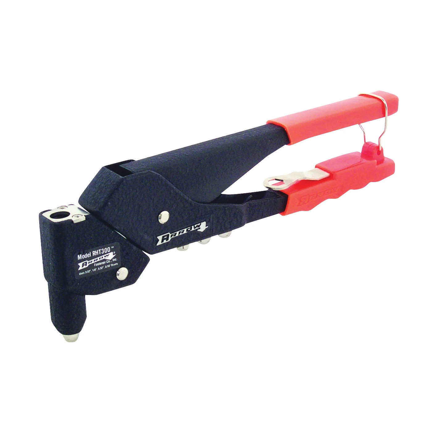 RHT300 Twister Rivet Tool, Spring-Loaded Handle, 1 in L, Steel