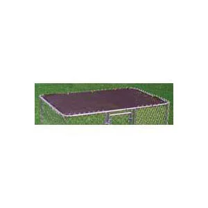 DKTB10608 Kennel Shade Top, 6 ft L x 8 ft W Modular, Polypropylene, Black - Stephens Pipe & Steel