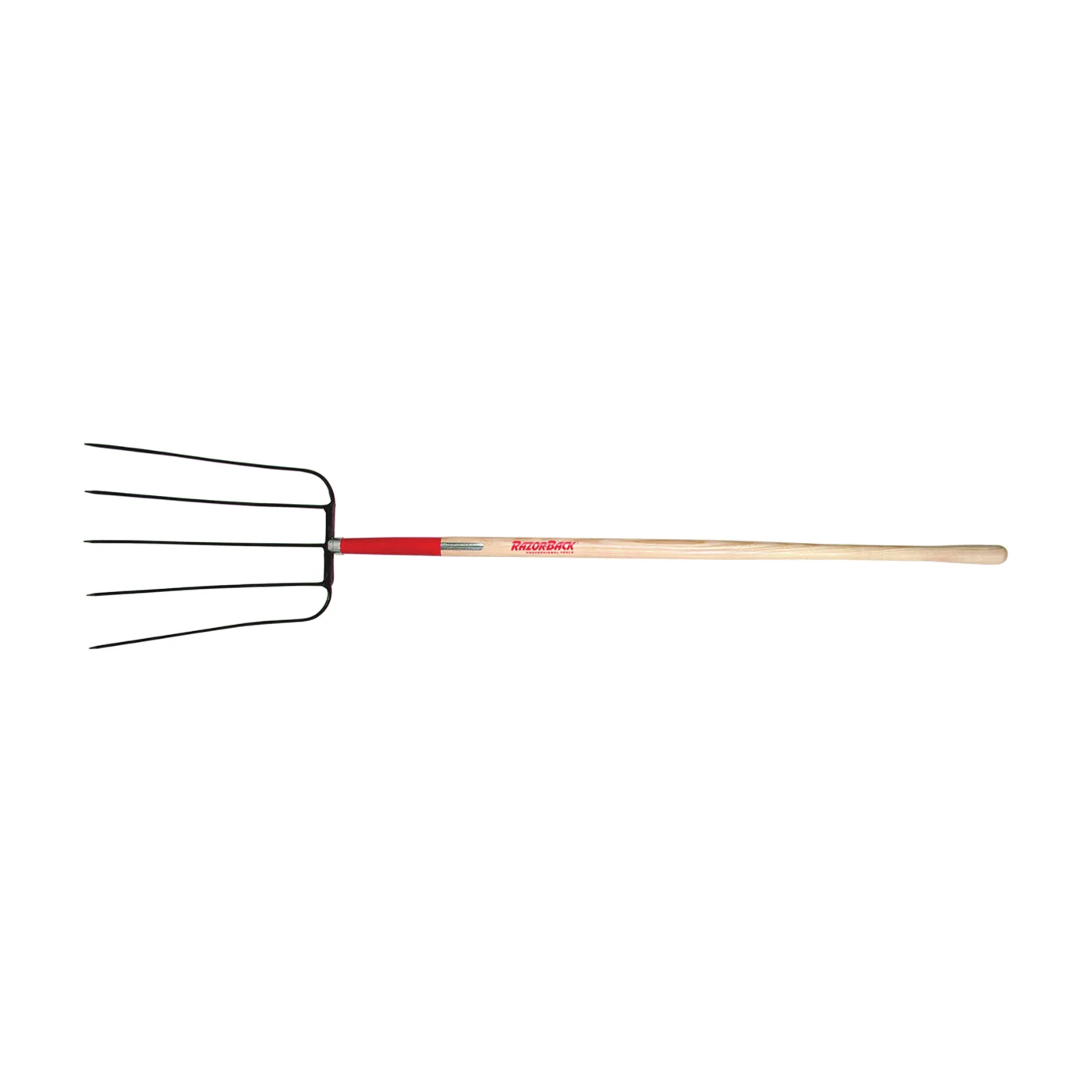 73141 Barley Fork, Oval Tine, Steel Tine, Wood Handle, Straight Handle, 63-1/2 in L Handle