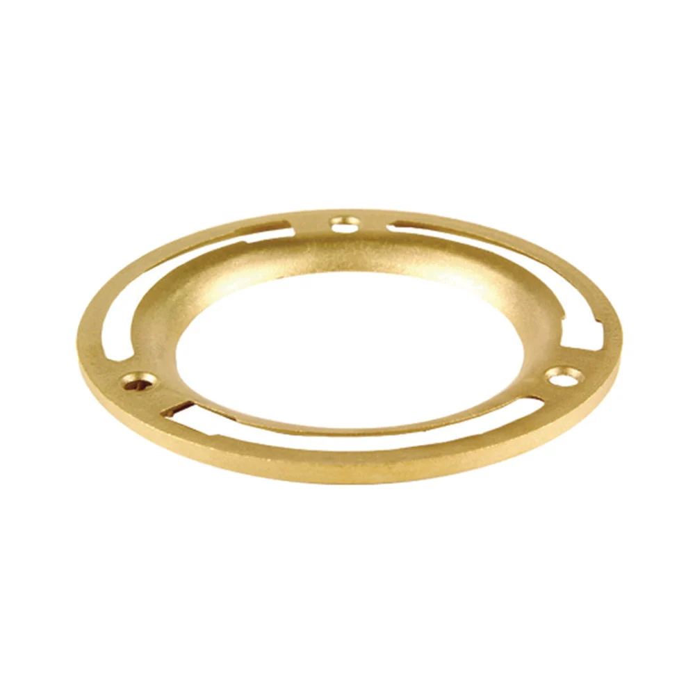 43551 Replacement Closet Flange Ring, 4 in Connection, Brass, For: 4 in Closet Flanges - Oatey
