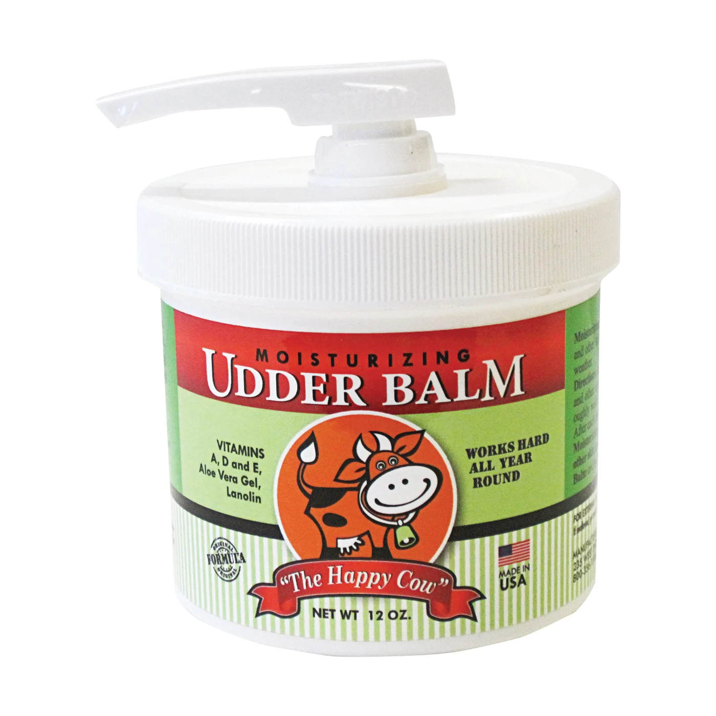 3040 Udder Care, Lemon, Jar, 12 oz - Udder Balm