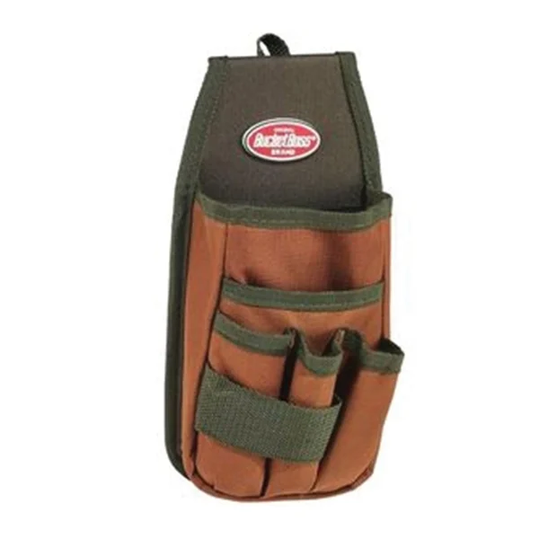 54170 Utility Pouch, 5-Pocket, Poly Ripstop Fabric, Brown/Green, 5 in W, 9 in H, 2 in D