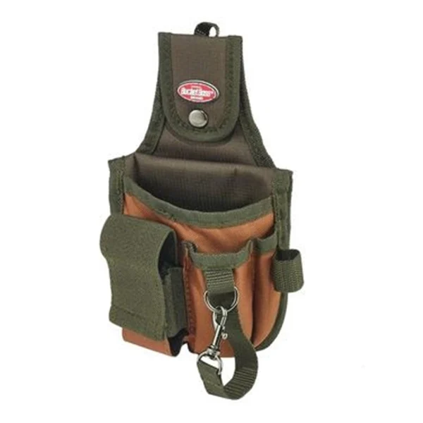 54120 Rear Guard Pouch, 5-Pocket, Poly Ripstop Fabric, Brown/Green, 6 in W, 10 in H, 1-1/2 in D