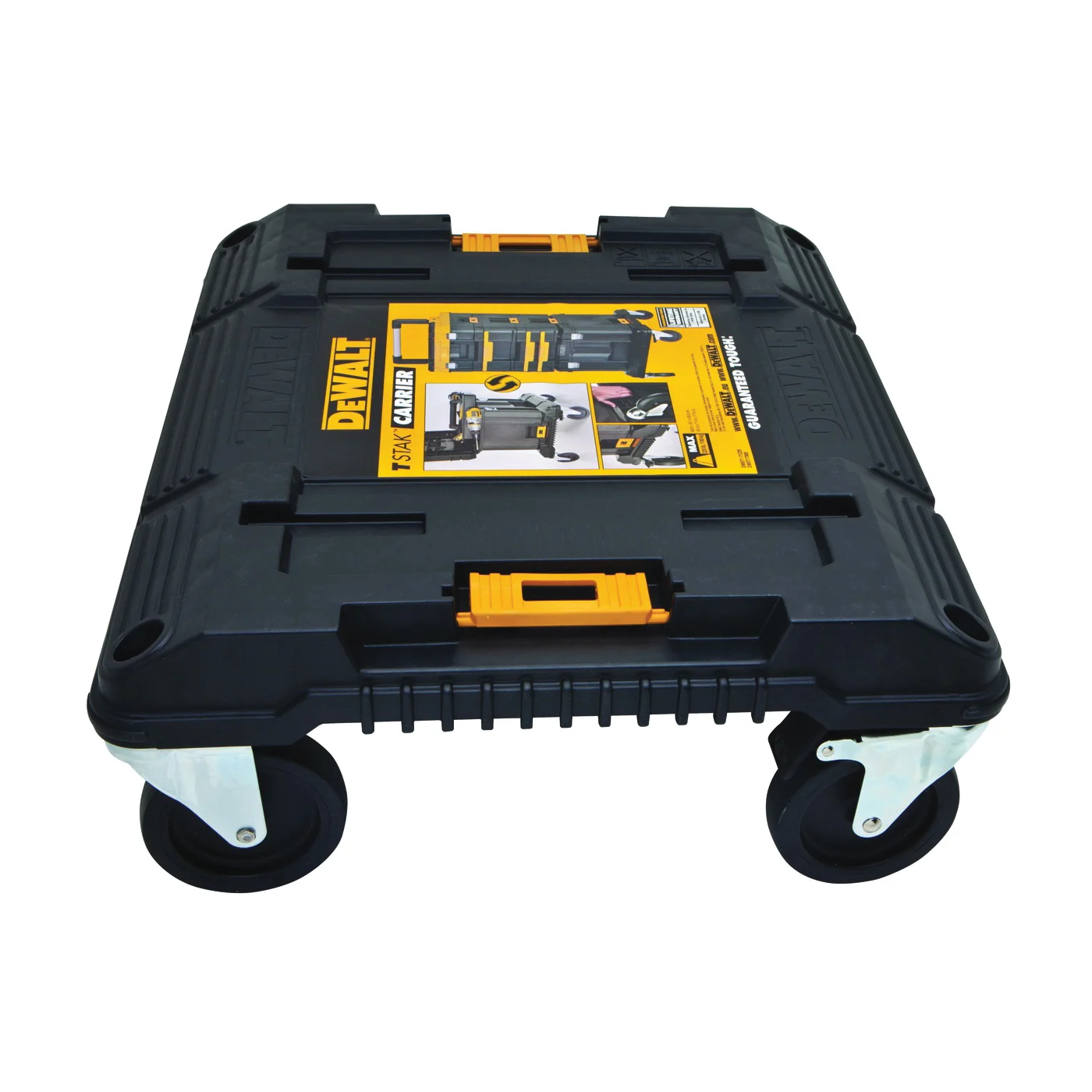 TSTAK Series DWST17889 Tool Cart, 210 lb, 16.96 in OAW, 7.02 in OAH, 18.91 in OAD, Plastic, Black - DEWALT