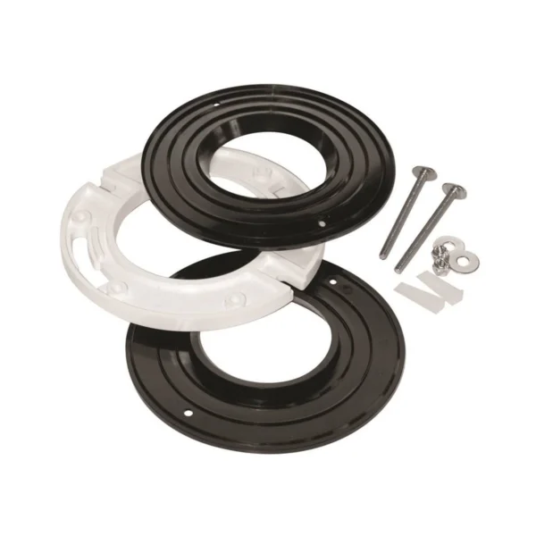 43645 Closet Flange Spacer Kit, PVC, White, For: 3 in Fitting - Oatey