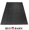 48 in. W X 72 in. L Black Anti Fatigue Rubber Utility Mat - Red Barn