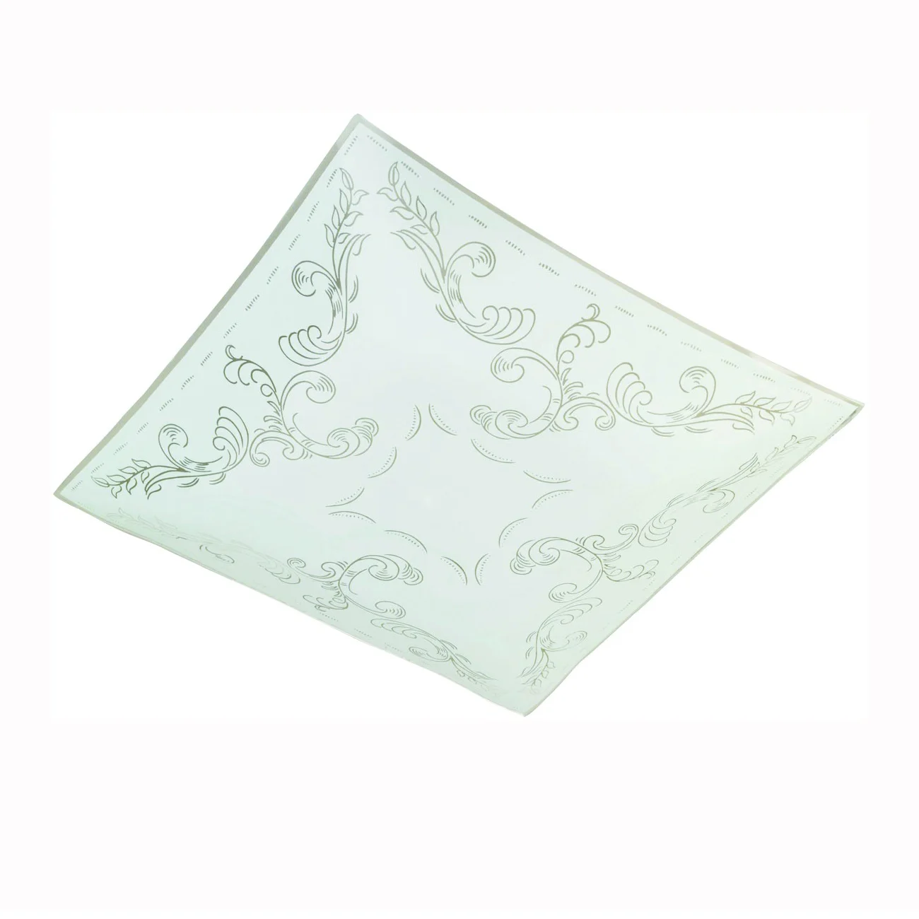 8180700 Light Shade/Diffuser, Square, Glass, Clear, 11.75 in W x 11.75 L - Westinghouse