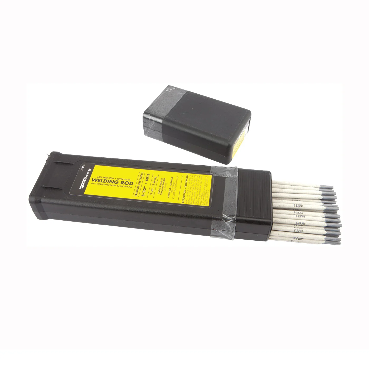 31305 Stick Electrode, 5/32 in Dia, 14 in L, Mild Steel - Forney