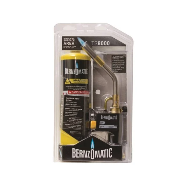 332497 Torch Kit, Includes: TS8000 Trigger-Start Torch and Map-Pro Fuel Cylinder, Aluminum