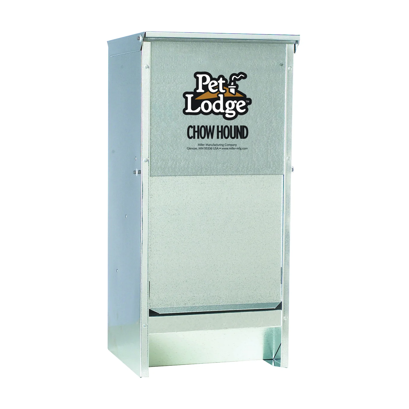 CH12 Pet Feeder, 12 lb Volume, Galvanized Steel - Pet Lodge