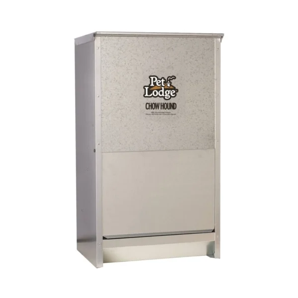 CH50 Pet Feeder, 50 lb Volume, Galvanized Steel - Pet Lodge