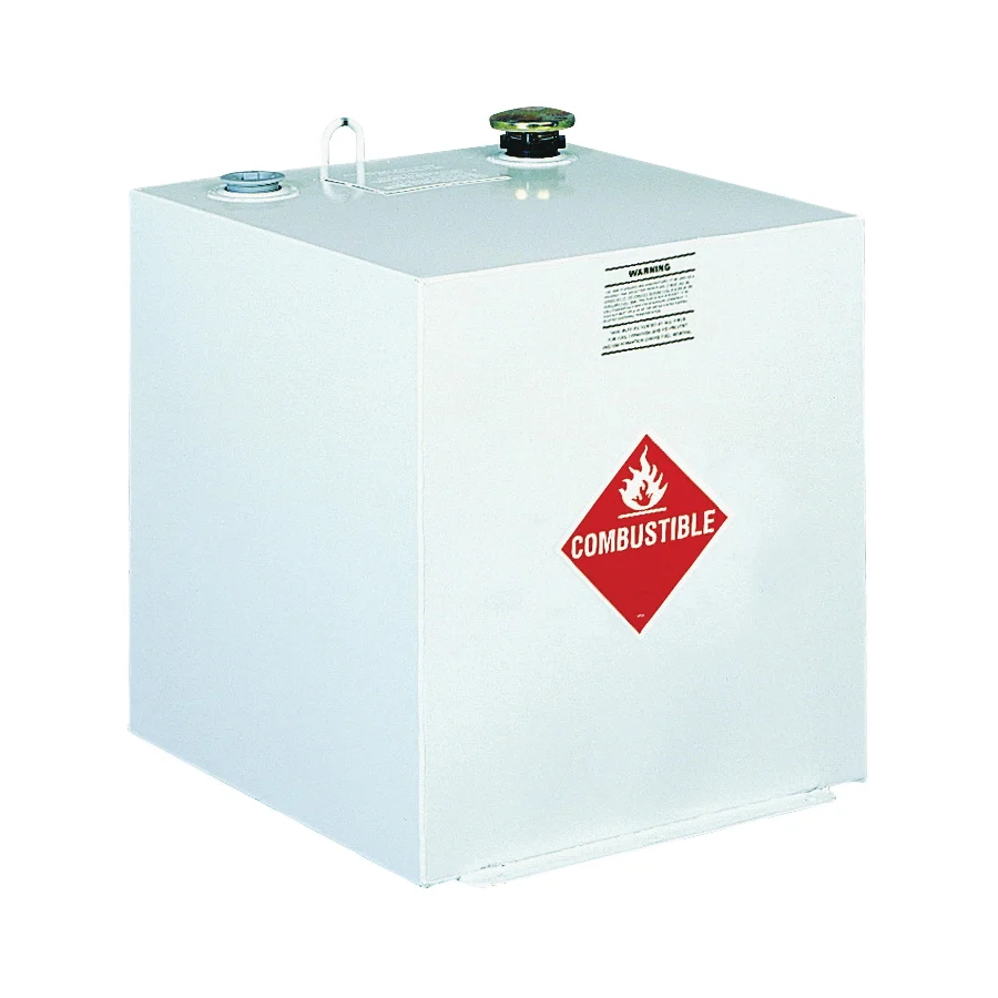 485000 Transfer Tank, 50 gal Capacity, Steel, White - Jobox