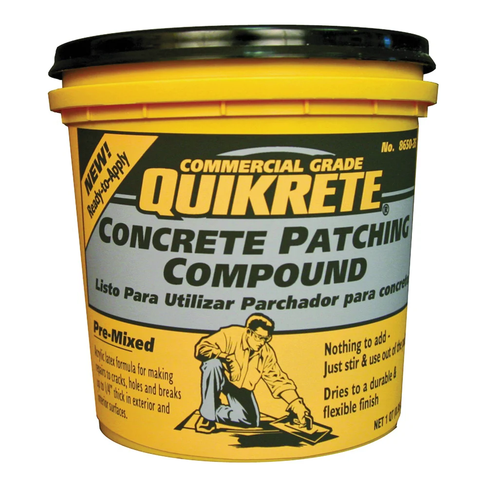 8650-35 Patching Compound, Gray/White, 1 qt Pail