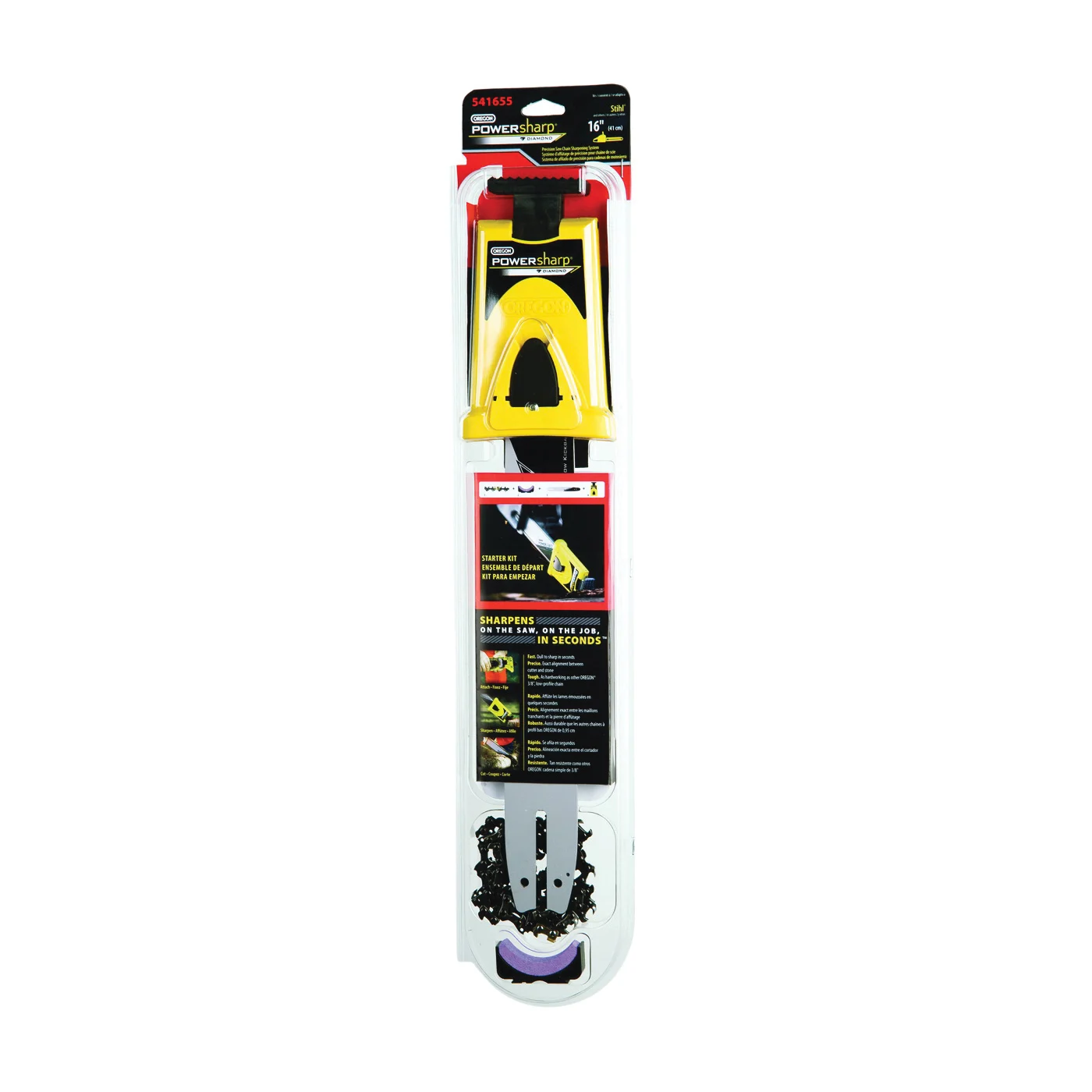PowerSharp 541655 Conversion Kit, 55-Drive Link, 91PS Chain, 3/8 in TPI/Pitch