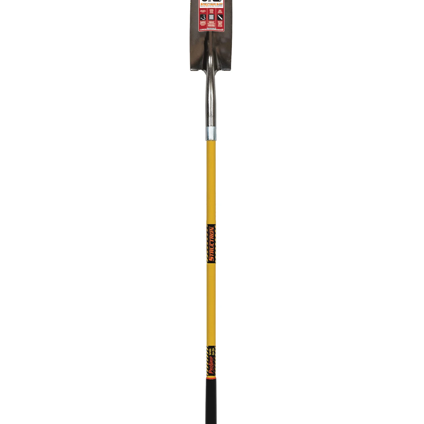 S700 SpringFlex 89185 Trenching Shovel, 5 in W Blade, 14 ga Gauge, Steel Blade, Fiberglass Handle, Long Handle - Structron