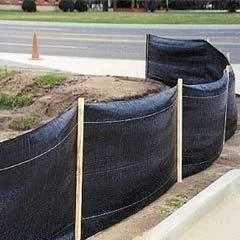 SF and SP SF1273611 Silt Fence, 100 ft L, 36 in W, Black - Grip-Rite