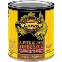 140.0003460.005 Australian Timber Oil, Jarrah Brown, Liquid, 1 qt, Can - Cabot