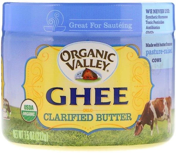 Organic Valley Ghee Clarified Butter 7.5 oz (212 g)