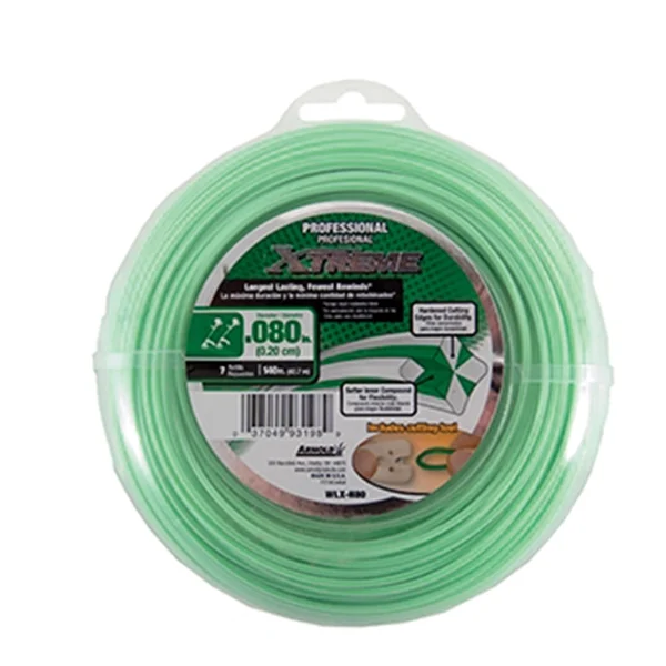 Professional Series WLX-H80 Trimmer Line, 0.08 in Dia, 140 ft L, Monofilament
