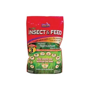 Bonide 60435 Insect and Feed, Granular, 15000 sq-ft, 50 lb Bag, 12-0-10 N-P-K Ratio