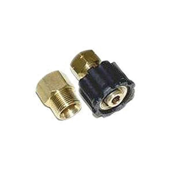 AW-0017-0007 Adapter, 3/8 x 3/8 in Connection, Quick-Connect Socket x MNPT, Brass