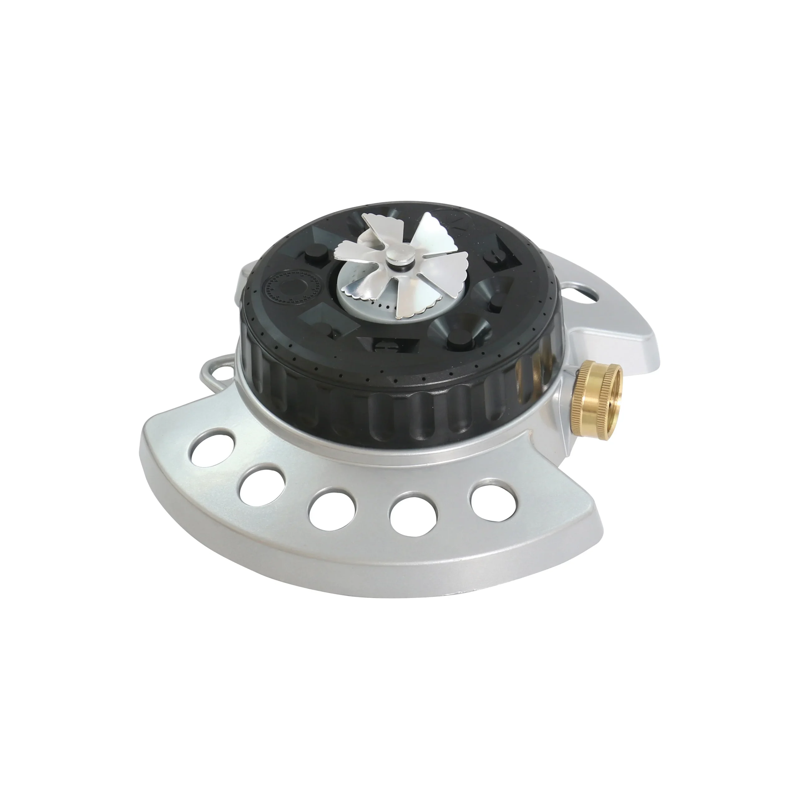 YM15092U Turret Sprinkler, Female, 9-Pattern, Zinc