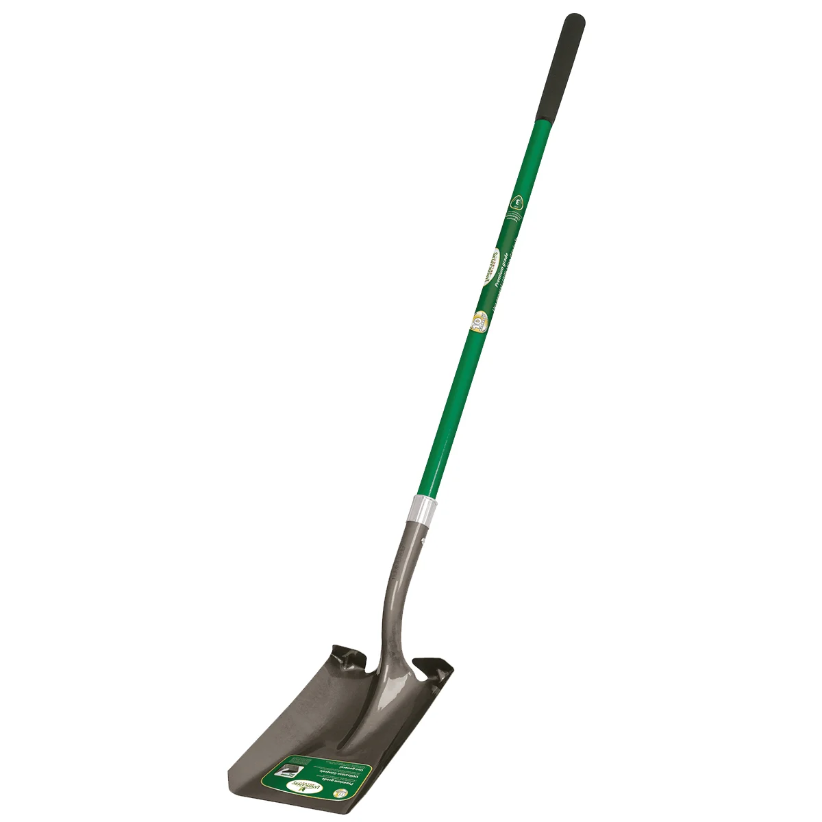 34598 Shovel, Fiberglass Handle, Ergonomic Handle, 47 in L Handle - Landscapers Select