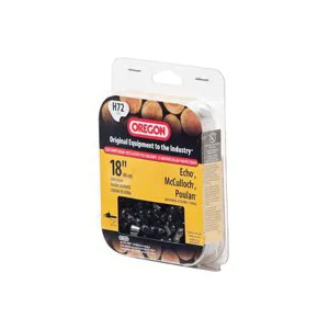 H72 Chainsaw Chain, 18 in L Bar, 0.05 in, 0.325 in TPI/Pitch, 72-Link