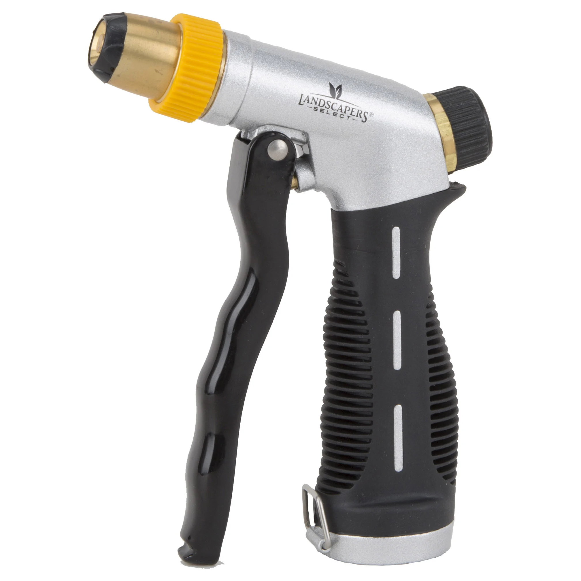 YM751383L Spray Nozzle, Female, Metal, Black, Front Pull Grip - Landscapers Select