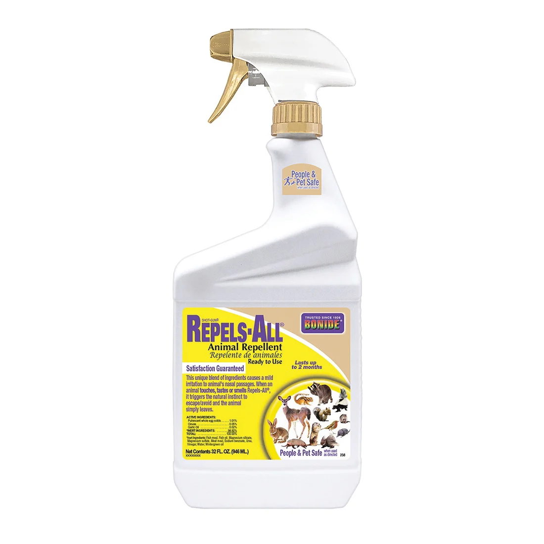 Repels All 238 Animal Repellent Bottle, Ready-to-Use