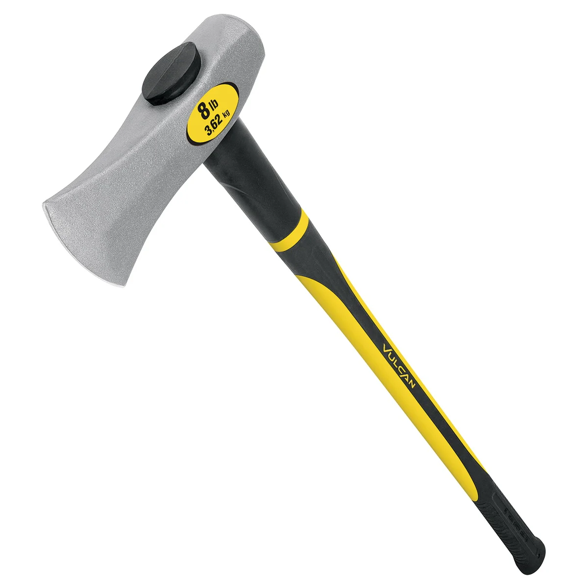 34529 Wood Splitting Maul, 8 lb Head, Fiberglass Handle, 36 in OAL - Vulcan