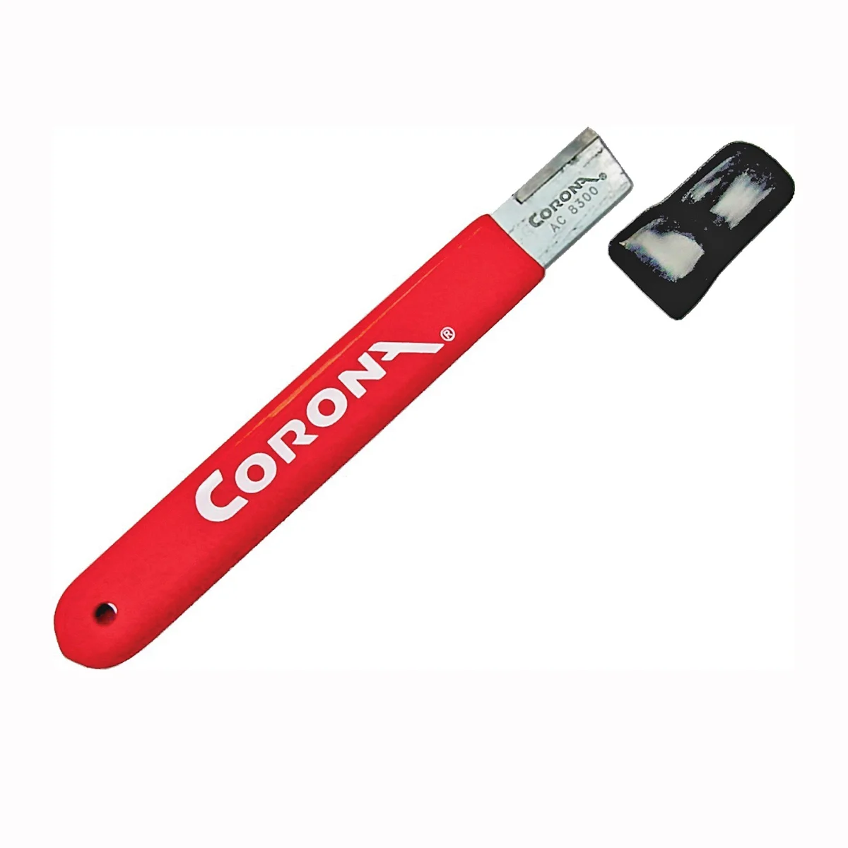AC 8300 Sharpening Tool, 5 in Abrasive, Non-Slip Handle, Red