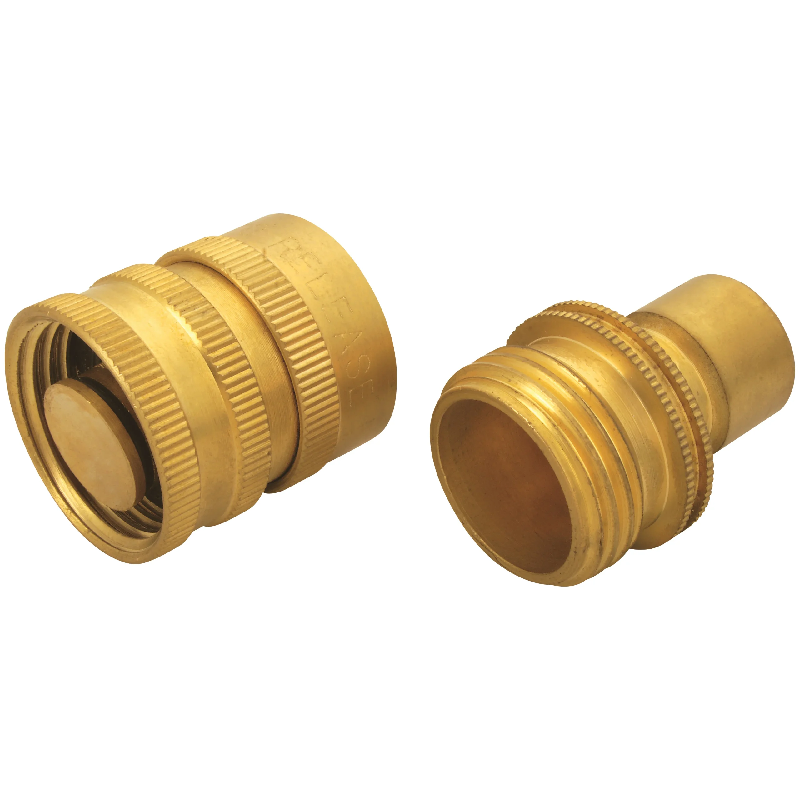 GB9615 Hose Connector, 3/4 in, Male and Female, Brass, Brass - Landscapers Select