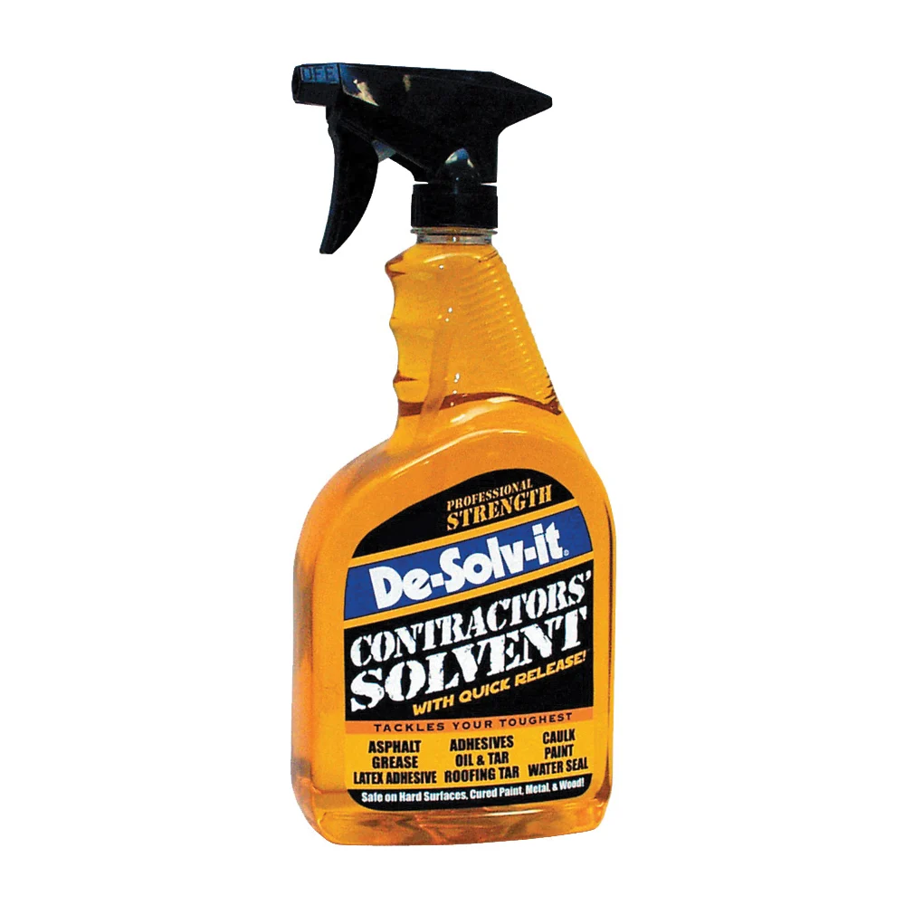 10131 Contractor Solvent, Liquid, Citrus, Clear/Orange, 32 oz, Bottle - Orange-Sol
