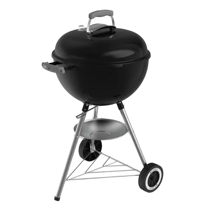 Original Kettle Series 441001 Charcoal Grill, 240 sq-in Primary Cooking Surface, Black, Porcelain Body