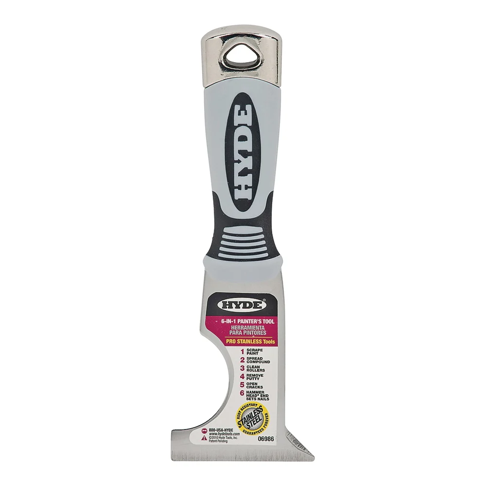 Pro Stainless Series 06986 Multi-Tool, 2-1/2 in W Blade, 1-Edge Blade, Stainless Steel Blade, Plastic Handle