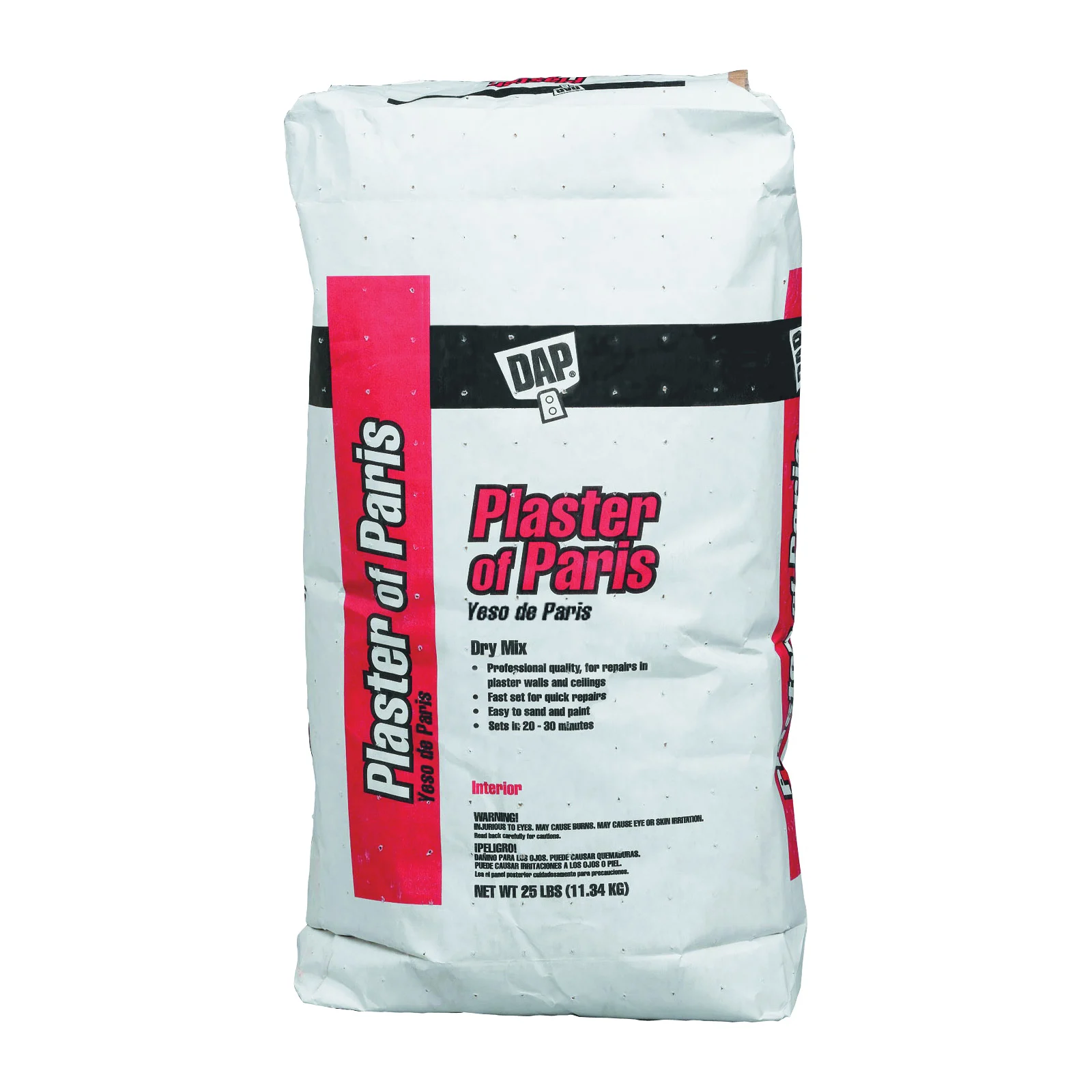 10312 Plaster of Paris, Powder, White, 25 lb Bag - DAP