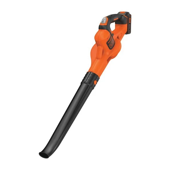 LSW321 Cordless Sweeper, Battery Included, 20 V, Lithium-Ion, 100 cfm Air, 25 min Run Time, Black/Orange
