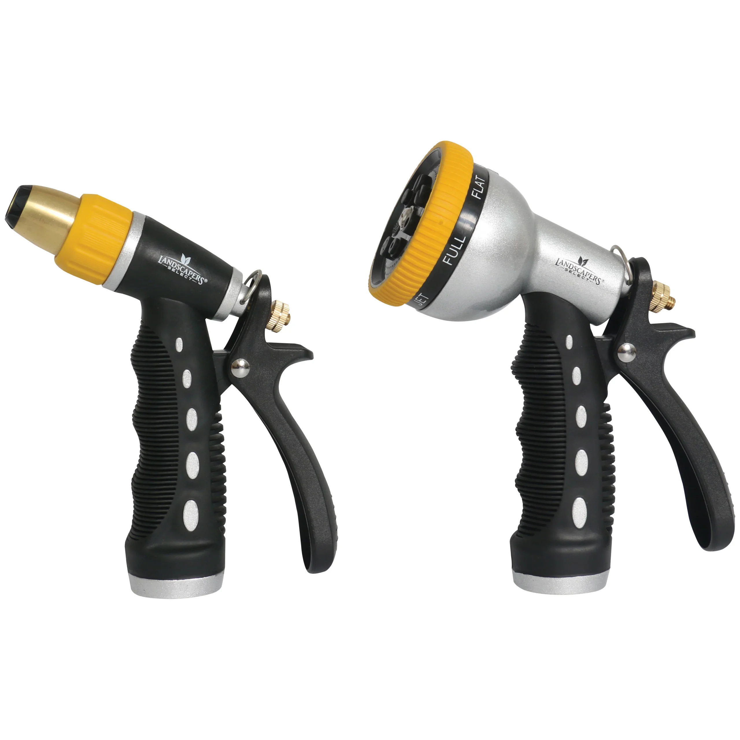 YM7004-2 Spray Nozzle Set, Female, Metal, Black, Rare Push