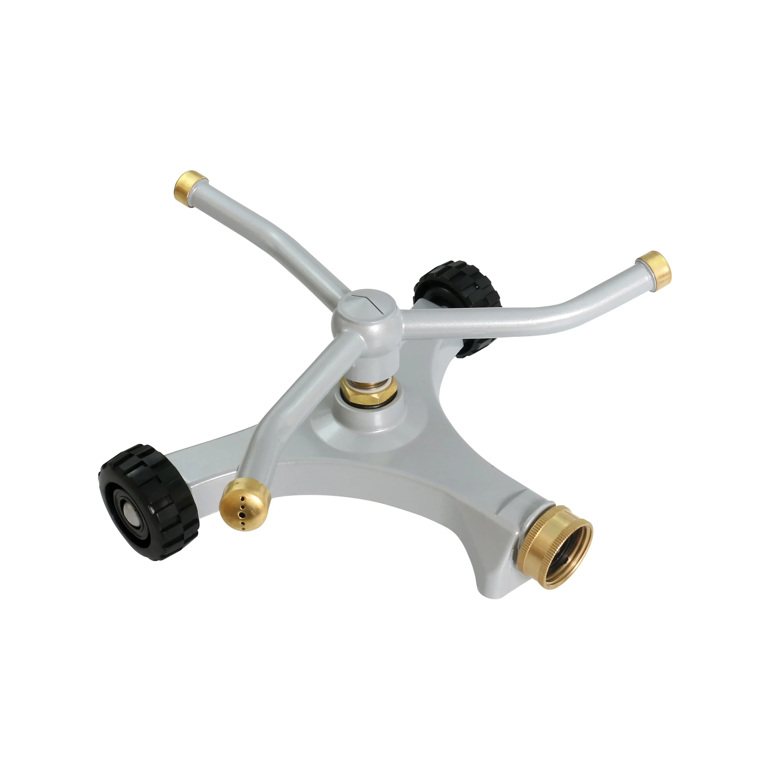 YM133A Lawn Sprinkler, Female, Round, Zinc - Landscapers Select