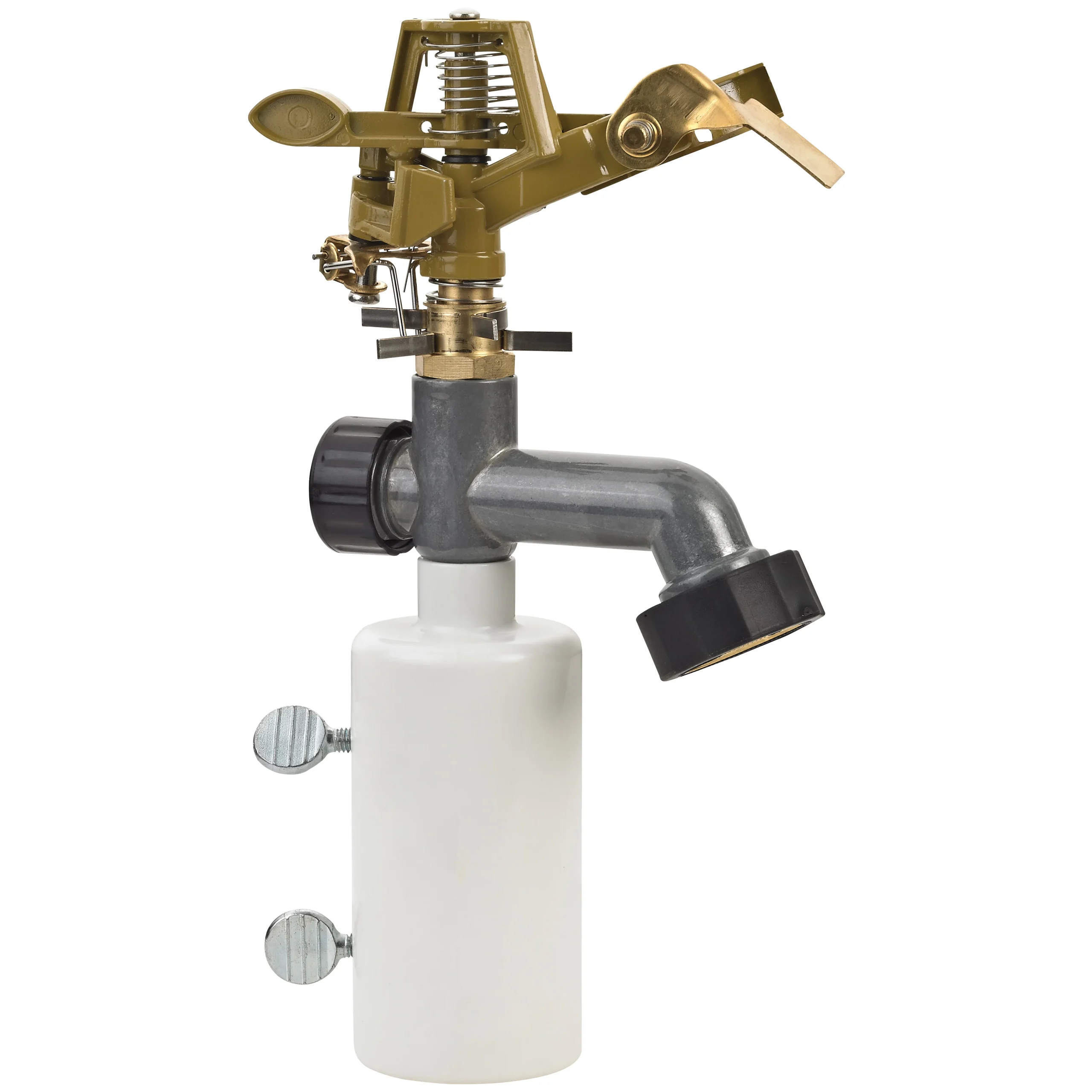 GM291 Lawn Sprinkler, Female, Round, Zinc/Plastic - Landscapers Select